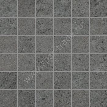 ABK Downtown Mosaico Quadretti Graphite (5x5) Nat. Ret. 30x30
