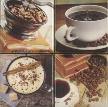 Absolut Keramika Brasil Decor (Composicion) Set Brazil S4 A 10x10