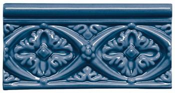 Бордюры ADEX MODERNISTA Relieve Bizantino C C Azul Oscuro