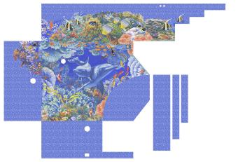 Мозаичное панно для бассейна 8