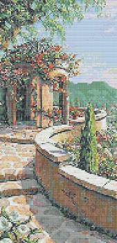 Мозаичное панно для душевых 12