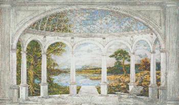 Панно из мозаики Морской пейзаж 17