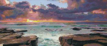 Панно из мозаики Морской пейзаж 19