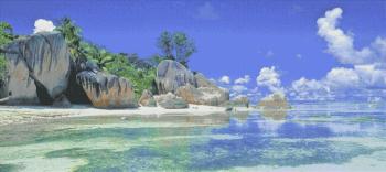 Панно из мозаики Морской пейзаж 7