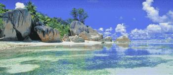 Панно из мозаики Морской пейзаж 9