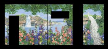 Панно из мозаики для ванных комнат 33