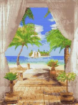 Панно из мозаики для ванных комнат 34