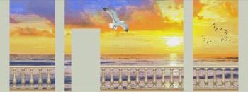 Панно из мозаики для ванных комнат 40