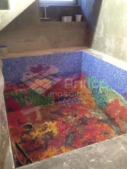 Панно из мозаики Водный мир 8