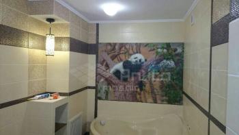 Панно из мозаики Волки и медведи 5