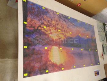 Панно из мозаики Закат 6