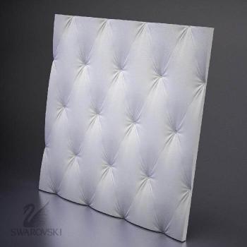3D Дизайнерская панель из гипса ARISTOCRATE & SWAROVSKI, 600*600мм, 0,36м2