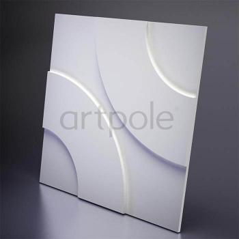 3D Дизайнерская панель из гипса HOOP 600x600 мм