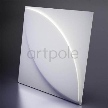 3D Дизайнерская панель из гипса PLANT 600x600 мм