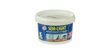Сверхлёгкая заполняющая шпаклевка SEMIN SEM-LIGHT 0,5 л