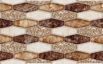 Декор настенный Гардения Калинка коричневый