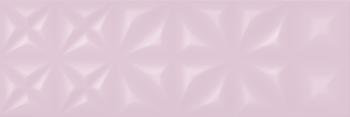 Lila Плитка настенная рельеф розовый (LLU072D) 25x75
