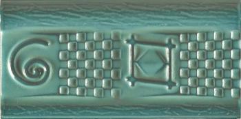 Cevica Antic Special Cenefa Azteca Lava Verde Сорт 7,5x15