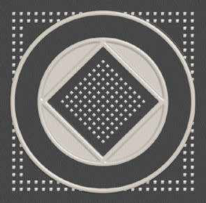 Керамогранит Декоративная вставка Macedonia Grey неполированная 5,8х5,8x7