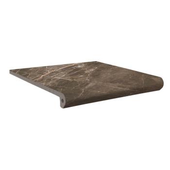 Ступень фронтальная Peldano Nevada Emperador 33x33x4, матовая клинкер