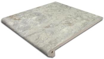 Ступень фронтальная Peldano 30 Itaca Gris 29.3x33 клинкер антискользящая (grip), матовая