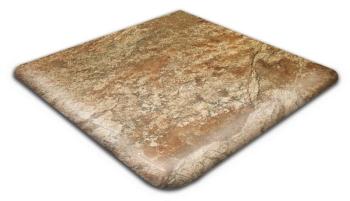 Ступень угловая Esquina Ref.24 Itaca Mix 33x33 клинкер антискользящая (grip), матовая