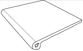 Ступень фронтальная Peldano Tarta Beige 33х33 керамогранит антискользящая (grip), матовая