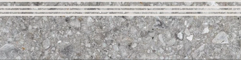 Ступень фронтальная Gerda Grey LLR 30x120 керамогранит лаппатированная KB-000449