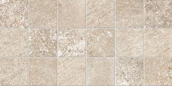 Мозаика MK.BRXT1530B 15х30 керамогранит матовая чип 5х5 мм, бежевый