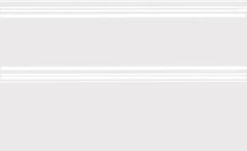 Плинтус Фару Белый Матовый Обрезной 25х15
