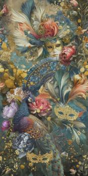 Декор керамогранит Kerama Marazzi Феллини Ковер Матовый Обрезной 119.5x238.5x0.9