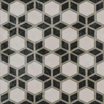 Декор керамогранит Kerama Marazzi Фреджио 4 черно-белый 20х20