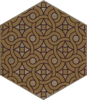 Декор керамогранит Гроссето Коричневый