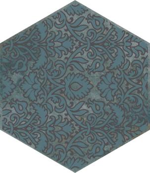 Декор керамогранит Гроссето Синий