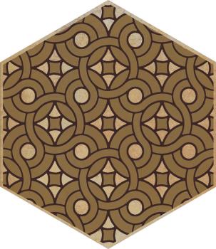 Декор керамогранит Гроссето Желтый