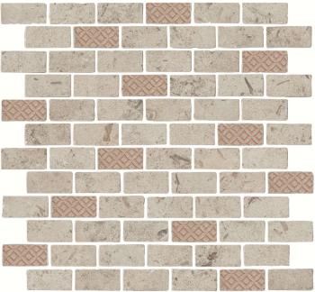 Мозаика Про Лаймстоун Антика 3 Мозаичный Бежевый Матовый Натуральный