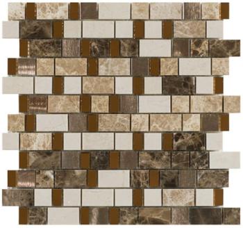 L`Antic Colonial Trend Stripes Browns 31,2x31,2