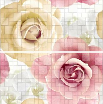 Арома розовый панно 23-04-41-691-0