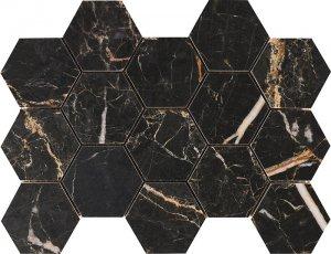 MALLA HEX CR. LUX ILIRIA NERO 32,5х22,5