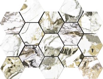 MALLA HEX CR LUX GROTTA ORO 32,5х22,5
