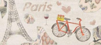 Плитка настенная Romantic Деко Бежевая 20х45