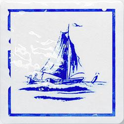 Tubadzin D-Majolika Haga1B Парусник 11,5x11,5