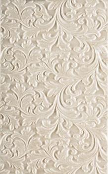 Vitra Декор Fresco Рельефный Кремовый Матовый 25х40