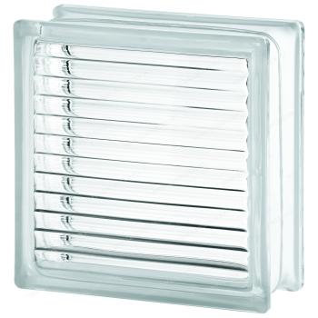 Стеклоблок Параллель бесцветный 190x190x80 мм