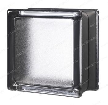 Стеклоблок Classic Licorice графит(серый) 14,6x14,6x8 см