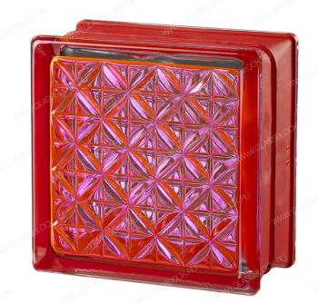 Стеклоблок MGs ROMANTIC PINK розовый 14,6x14,6x8 см