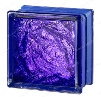 Стеклоблок MGs SOPHISTICATED VIOLET аметист 14,6x14,6x8 см