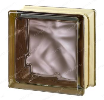 Стеклоблок MGs VERY NATURAL BRONZE коричневый 14,6x14,6x8 см