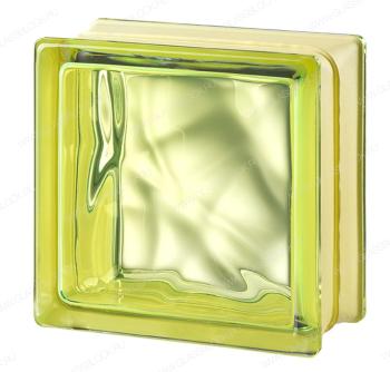 Стеклоблок MGs VERY NATURAL GREEN тархун 14,6x14,6x8 см