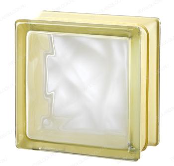 Стеклоблок MGs VERY NATURAL WHITE 30% зеленый 14,6x14,6x8 см